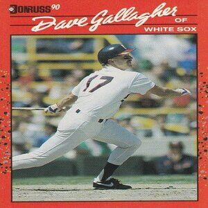Dave Gallagher (Chicago White Sox) Donruss '90 MLB Series Card - Card Number 219